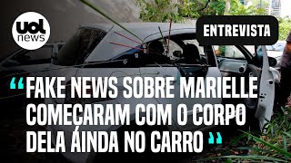 Marielle Franco Fake news sobre ela começaram enquanto corpo ainda estava no carro diz Freixo [upl. by Tiemroth767]