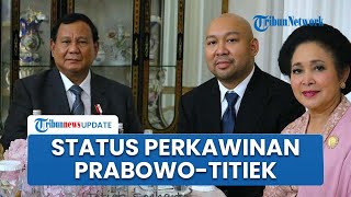 Terungkap Status Perkawinan Prabowo dan Titiek Soeharto di Dokumen KPU Tertulis Pernah [upl. by Elleiad]