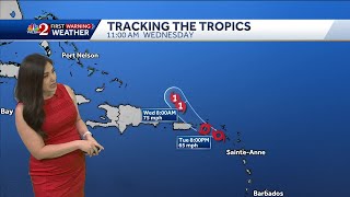 Tropical Storm Ernesto continues path toward Puerto Rico expected to become hurricane [upl. by Assenay122]