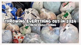 FULL VIDEO 30 DAYS OF DECLUTTERING ✅ THROWING OUT EVERYTHING I OWN IN 2024  CLEANING MARATHON ✨ [upl. by Eetnwahs]