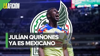 Julián Quiñones ya es mexicano recibió carta de naturalización [upl. by Follmer251]