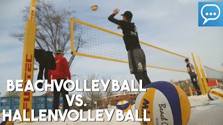 TholeWickler Unterschiede zwischen Beach und Hallenvolleyball [upl. by Tat]