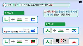 ♥한글 배움에 방해되는 5가지 이론과 훈민정음 규칙 과학 이론에 따른 한글 배움 방식 – 똑똑한 세종규칙 한글 [upl. by Aiker]