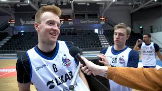 Daniel Hansson inför hemmamatchen mot Borås Basket [upl. by Hoffer732]