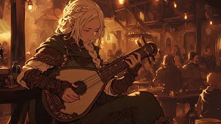 Relaxing Medieval Music  BardTavern Ambience Fantasy Celtic Music Sleeping Tavern BGM [upl. by Aivatahs931]