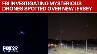 FBI investigating mysterious drone sightings in New Jersey [upl. by Novrej994]