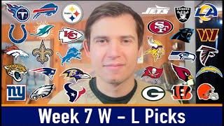 A Super Bowl Rematch Isnt Even the Best Game  NFL Week 7 WinLoss Picks [upl. by Adnoloy]