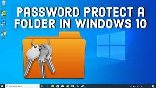 How To Password Protect a Folder on Windows 10  No Additional Software Required [upl. by Nyrahs]