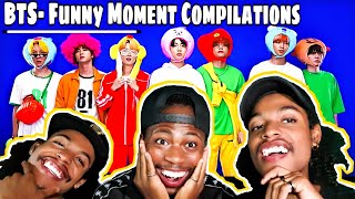 BTS  Funny Moment Compilations Reaction [upl. by Arden792]