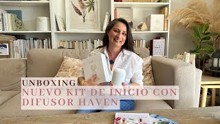 Unboxing nuevo Kit de Inicio con difusor Haven  Young Living Europa [upl. by Olenka333]