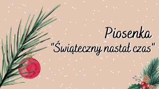 Świąteczny nastał czas🎄piosenka świąteczna dla dzieci  Raz aniołek zleciał z nieba  Mama Rytmiczka [upl. by Nerrad]