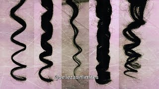 Como Hacer Diferentes Tipos de Rizos con el Rizador  Curl Types by Belleza sin Limites [upl. by Nareik]