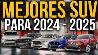 ✅ TOP 13 MEJORES SUV s PARA COMPRAR EN 2024  2025  MUY CONFIABLES [upl. by Rosalind]