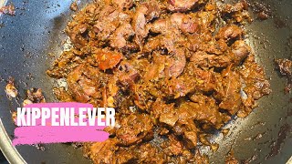 Surinaams Kippenlever Recept  chicken Liver Recipe [upl. by Llednyl]