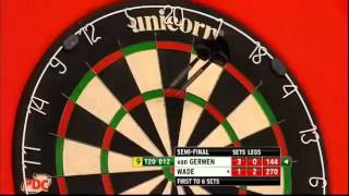 Michael Van Gerwen 9 DARTER  17 perfect darts vs James Wade 301212 [upl. by Flanigan994]