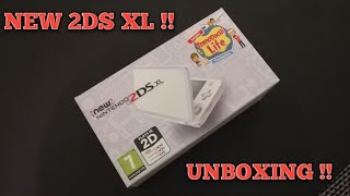 NEW NINTENDO 2DS XL WHITE  LAVENDER UNBOXING [upl. by Melac589]