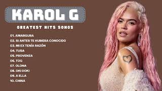 Karol G Mix 2024  Grandes Éxitos Mix 2024  20 Las Mejores Canciones De Karol G 2024 ❤️❤️ [upl. by Chapnick]