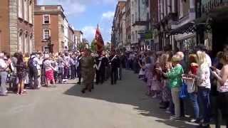 Queens Royal Hussars Freedom March [upl. by Ashly]