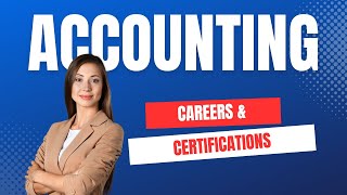 Accounting Careers and Certifications Financial Accounting Chapter 1 [upl. by Llertak]