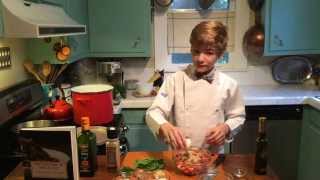 Lidia Bastianichs recipe  Pasta with Baked Cherry Tomatoes by Logan Guleff [upl. by Grantland]