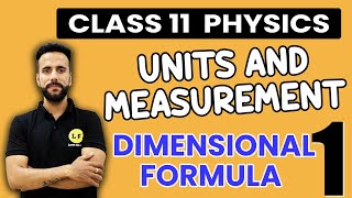 learnandfunclass11science CBSE Class 11  Units and measurements  Dimensional Formula  Ashu Sir [upl. by Onabru]