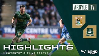 Coventry City v Plymouth Argyle highlights [upl. by Sheff774]