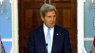 Secretary Kerry Delivers Remarks on the Situation in Syria [upl. by Edahs726]