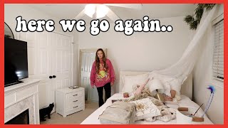 REARRANGING MY BEDROOM  Vlogmas Day 1 [upl. by Novat]