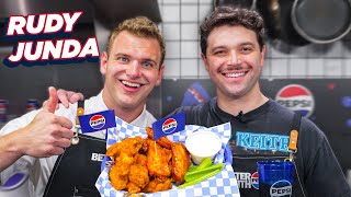 Teaching Rudy the BEST Chicken Wing Recipe  Whats For Lunch Presented by Pepsi [upl. by Patricio]