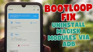 Magisk Module Bootloop Fix With USB Debugging Enabled [upl. by Kamat498]