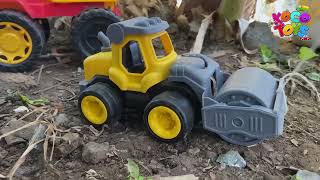 Loader Truck going on mud on water rc truck running on water  Magic balls and truck toy stories [upl. by Brit]