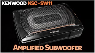 Kenwood KSCSW11 Powered Subwoofer  Audio Sample Test [upl. by Airamanna]