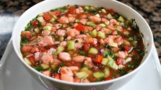 CEVICHE DE CAMARON 🦐 CEVICHE DE CAMARON ESTILO SINALOA [upl. by Georgetta]