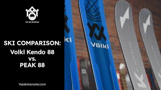 Ski Comparison 2024 Volkl Kendo 88 vs Peak 88 [upl. by Haim]