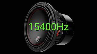 Tone frequency 15400Hz Test your hearing speakersheadphonessubwoofer [upl. by Euqinomahs539]