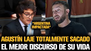 AGUSTÍN LAJE DIÓ EL MEJOR DISCURSO DE SU VIDA ANTE MILEI [upl. by Asenaj]