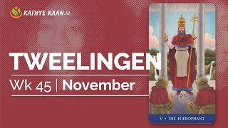 TWEELINGEN Tarot Kaartlegging 💝 WEEK 45 🙏 Wekelijkse Horoscoop November 0208 🌟 [upl. by Eissirhc]