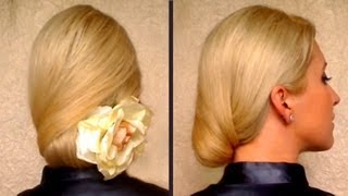 Office hairstyles for long hair Праздничные прически своими руками [upl. by Yrehc]