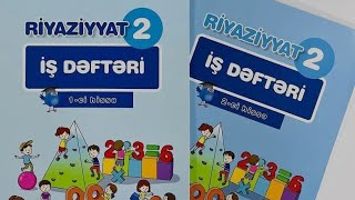 2ci sinif riyaziyyat iş dəftəri 1ci hissə səhifə 4344 [upl. by Erlin629]