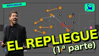 El REPLIEGUE en fútbol 1ª parte medio técnico táctico fútbol [upl. by Orest]