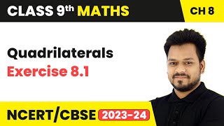 Quadrilaterals  Exercise 81  Class 9 Maths Chapter 8  CBSE [upl. by Ytte809]