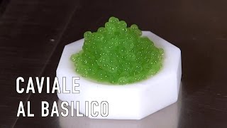 NUOVO METODO Caviale al basilico  Texturas [upl. by Nickelsen]