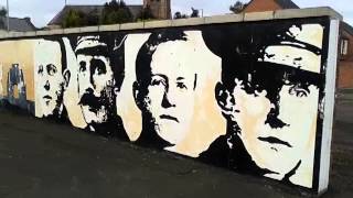 WW1 VCs gable wall mural tribute Lower Newtownards road Belfast [upl. by Tloc]