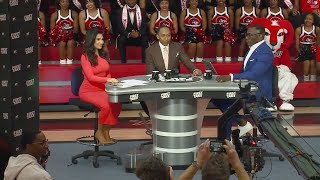 ESPNs First Take goes live at WinstonSalem State University [upl. by Ateuqal]