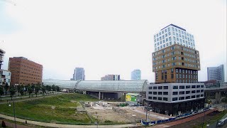 Timelapse nieuwbouw Lycka Sloterdijk [upl. by Aihsekal]