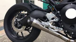 Yamaha XSR900  Conic 31 Full System Exhaust by SCProject [upl. by Seline]