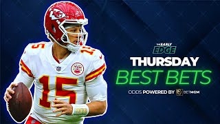 Thursdays BEST BETS BroncosChiefs Picks  MLB Postseason  The Early Edge [upl. by Deina]