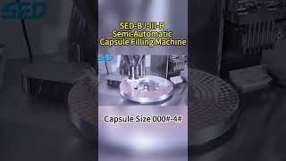 shorts SEDBJIIIH Semiautomatic Capsule Filling Machine for Powder amp Granules SED PHARMA [upl. by Gravante]