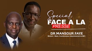 🛑DIRECT CLOTURE CAMPAGNE ELECTORALE  MANSOUR FAYE FACE À LA PRESSE AU TERRAIN GUELWAAR DE STLOUIS [upl. by Cahn]