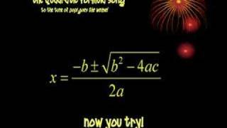 Quadratic Formula Song [upl. by Irrehc583]